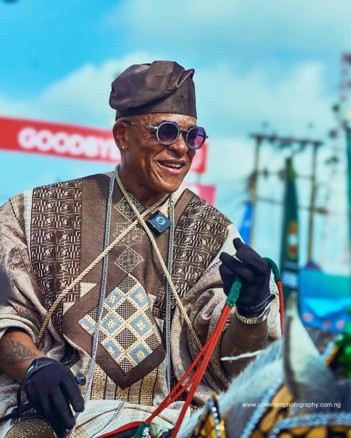 King of steeze returns: Farooq Oreagba steals show again at Ojude Oba 2025